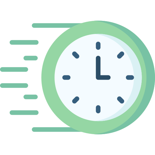 This image shows a clock to show timeliness of services